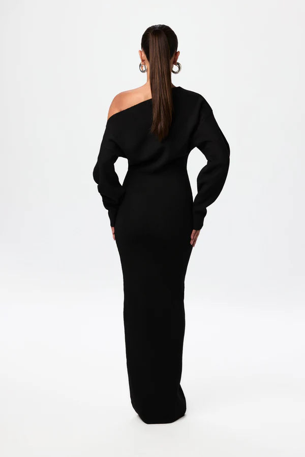 Monroe Shoulder Knit Dress