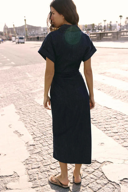 Carly Denim Midi Dress