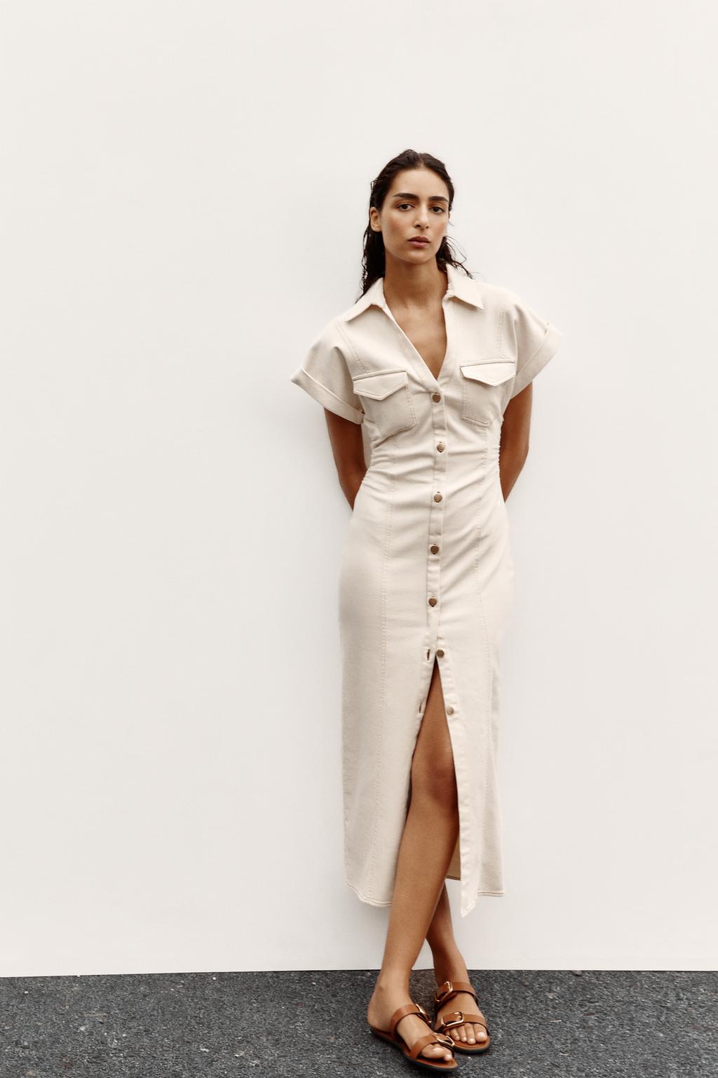 Carly Denim Midi Dress