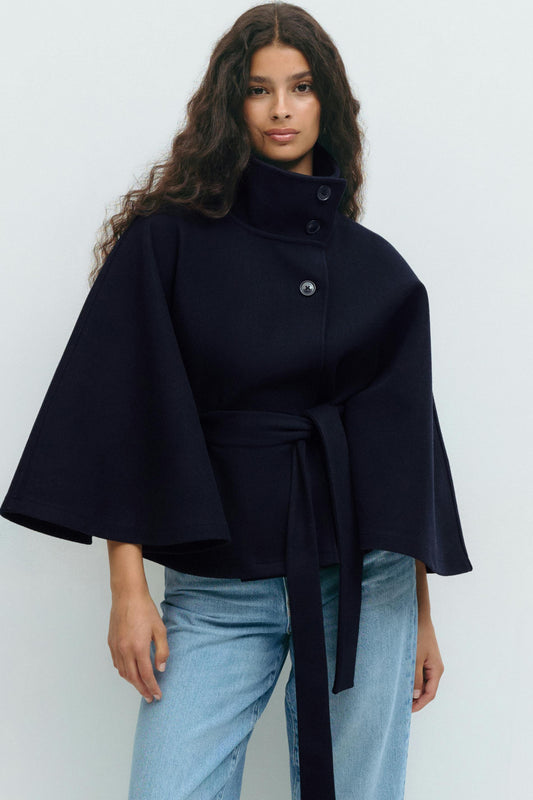 Lumia Belt Cape Jacket
