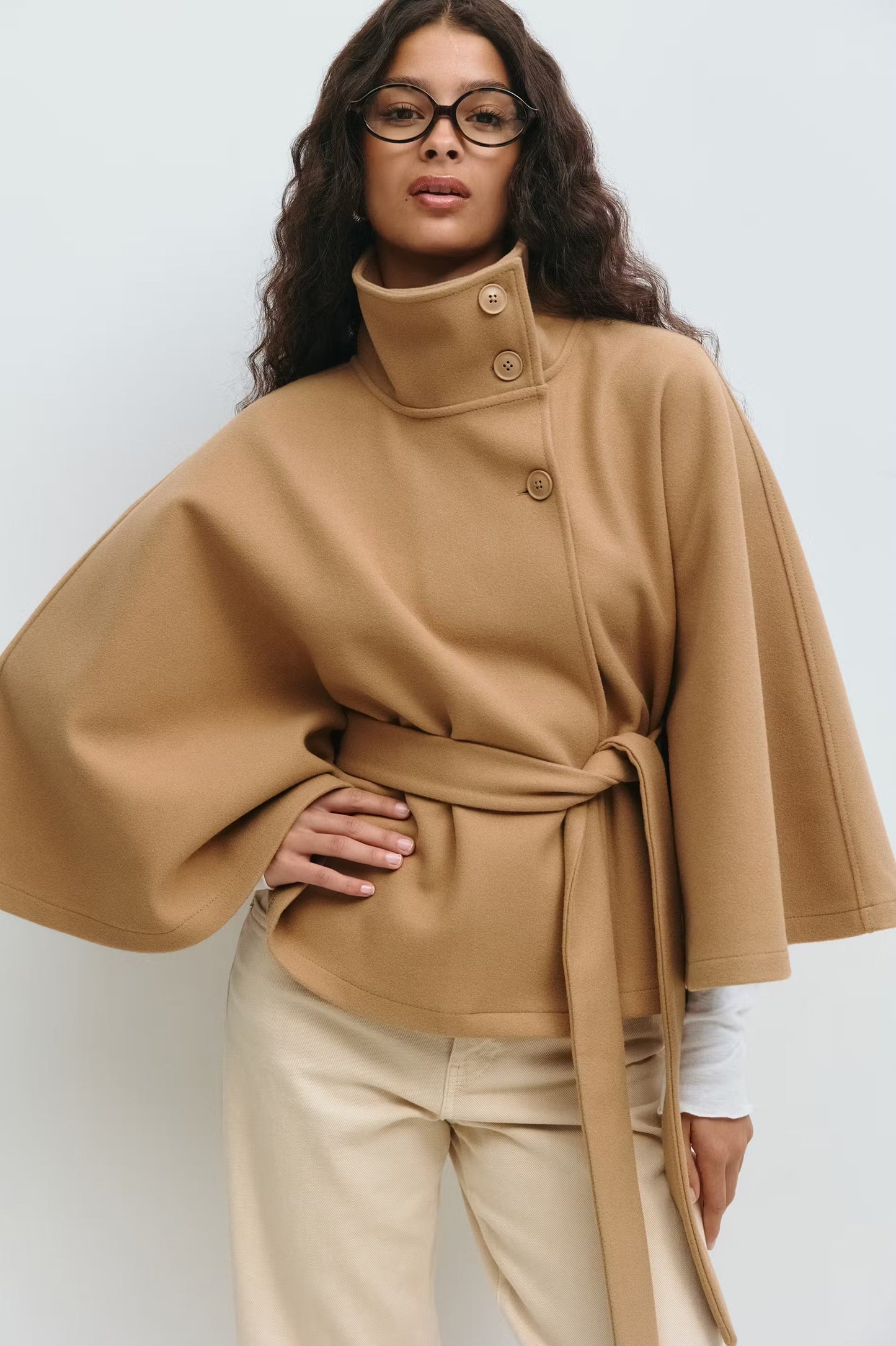 Lumia Belt Cape Jacket