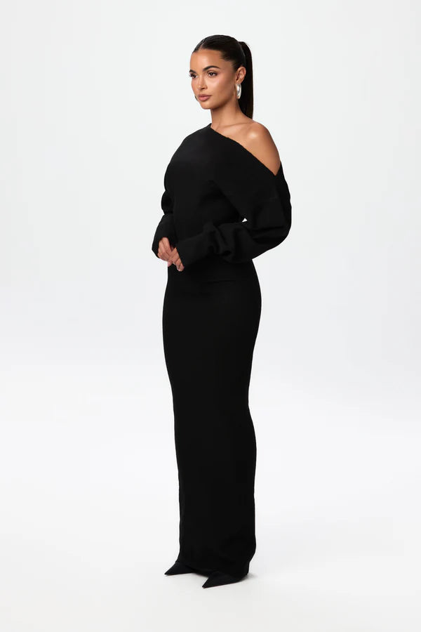 Monroe Shoulder Knit Dress