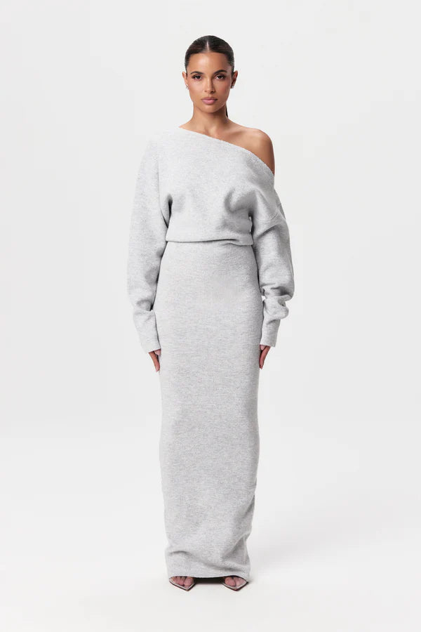 Monroe Shoulder Knit Dress