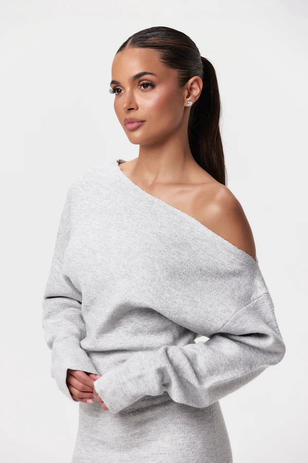Monroe Shoulder Knit Dress