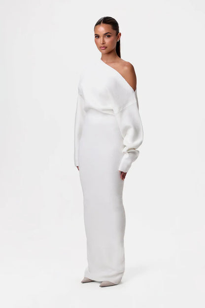 Monroe Shoulder Knit Dress