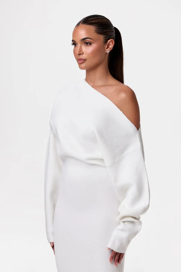 Monroe Shoulder Knit Dress