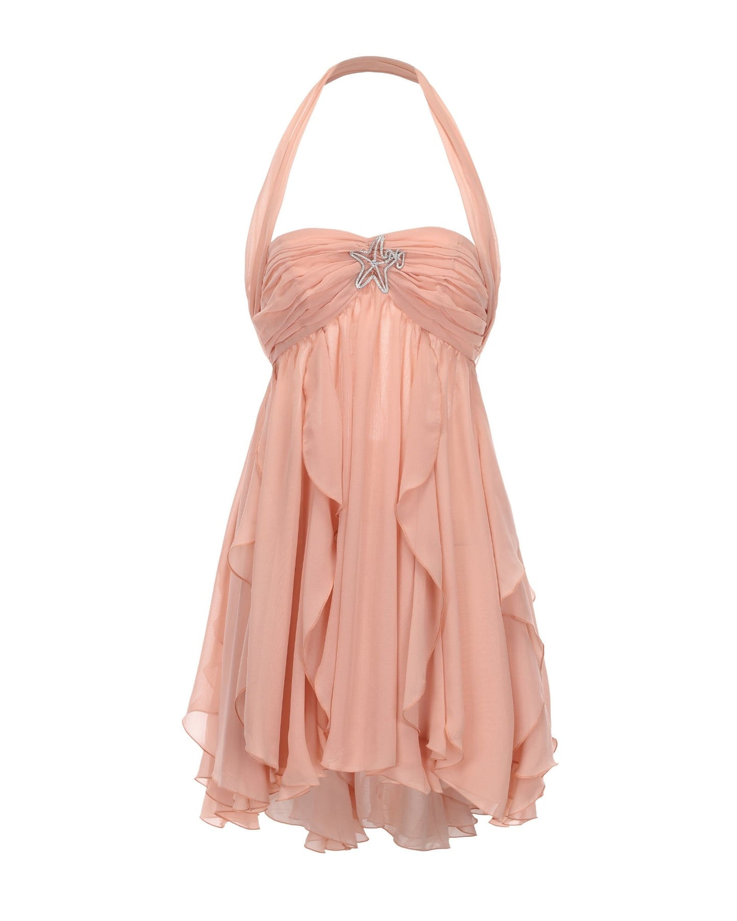 Charlotte Floral Halter Dress
