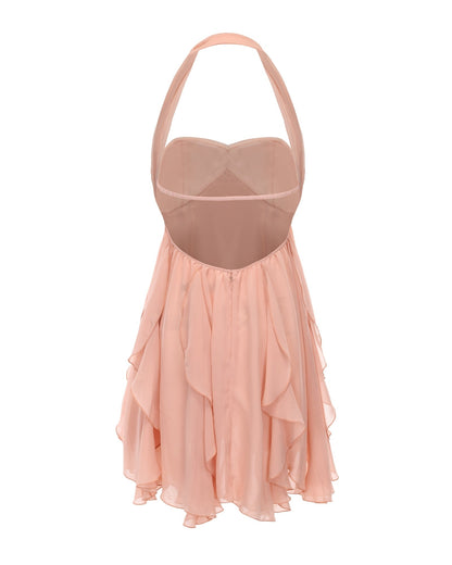 Charlotte Floral Halter Dress