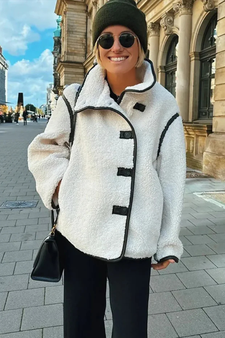 Velstine Premium Teddy Jacket – Loose Fit