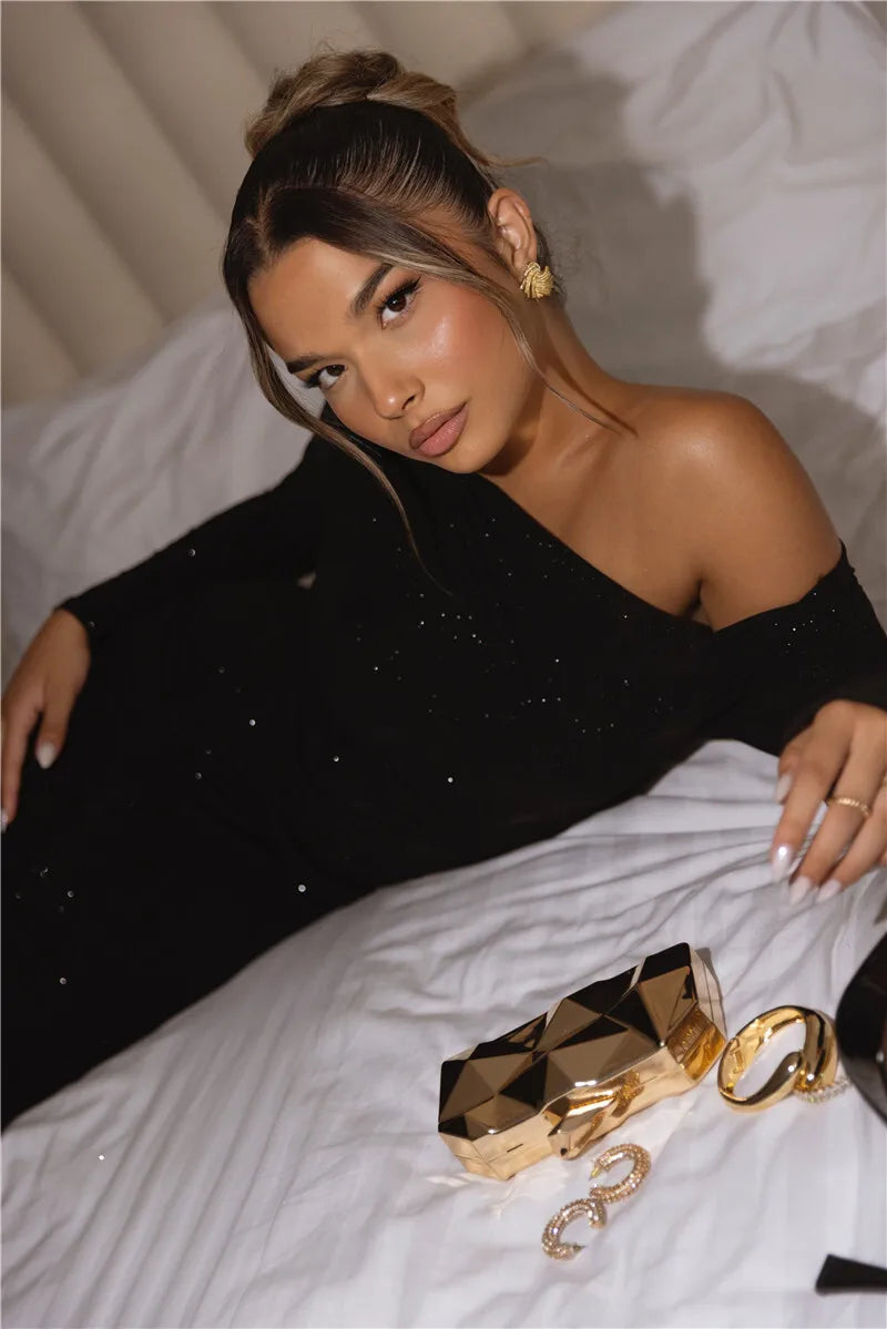 Roxi Sparkle Maxi Dress