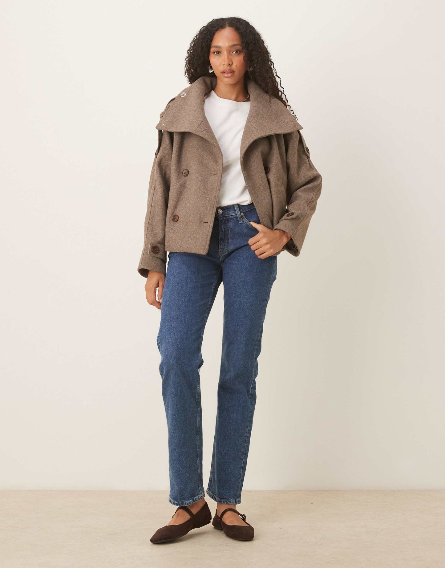 CITYLIGHT CROPPED TRENCH COAT